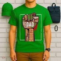 Black Dad African American Melanin Pride Black History Month T-Shirt thumb 6