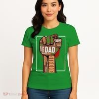 Black Dad African American Melanin Pride Black History Month Women's T-Shirt thumb 4