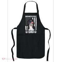 Bernedoodle Dog American Flag Bernedoodle Dad Apron thumb 0