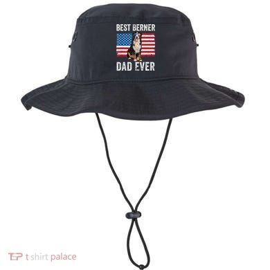 Berner Dad American Flag Dog Lover Owner Bernese Mountain Bucket Hat