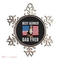 Berner Dad American Flag Dog Lover Owner Bernese Mountain Ornament thumb 0