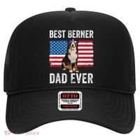 Berner Dad American Flag Dog Lover Owner Bernese Mountain Hat thumb 0