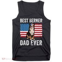 Berner Dad American Flag Dog Lover Owner Bernese Mountain Tank Top thumb 0