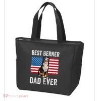 Berner Dad American Flag Dog Lover Owner Bernese Mountain Tote Bag thumb 3