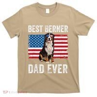 Berner Dad American Flag Dog Lover Owner Bernese Mountain T-Shirt thumb 0
