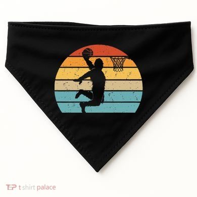 Bigfoot Dunking A Basketball Sasquatch Design USA-Made Doggie Bandana