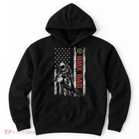 BMX Dad American Flag Fathers Day 4th Of July Gift Hoodie thumb 0