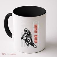 BMX Dad American Flag Fathers Day 4th Of July Gift Coffee Mug thumb 0
