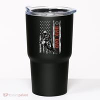 BMX Dad American Flag Fathers Day 4th Of July Gift Tumbler thumb 0