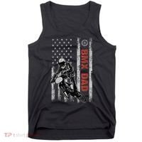BMX Dad American Flag Fathers Day 4th Of July Gift Tank Top thumb 0