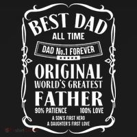 Best Dad All Time Dad No1 Dad Shirt Father's Day T-Shirt thumb 7