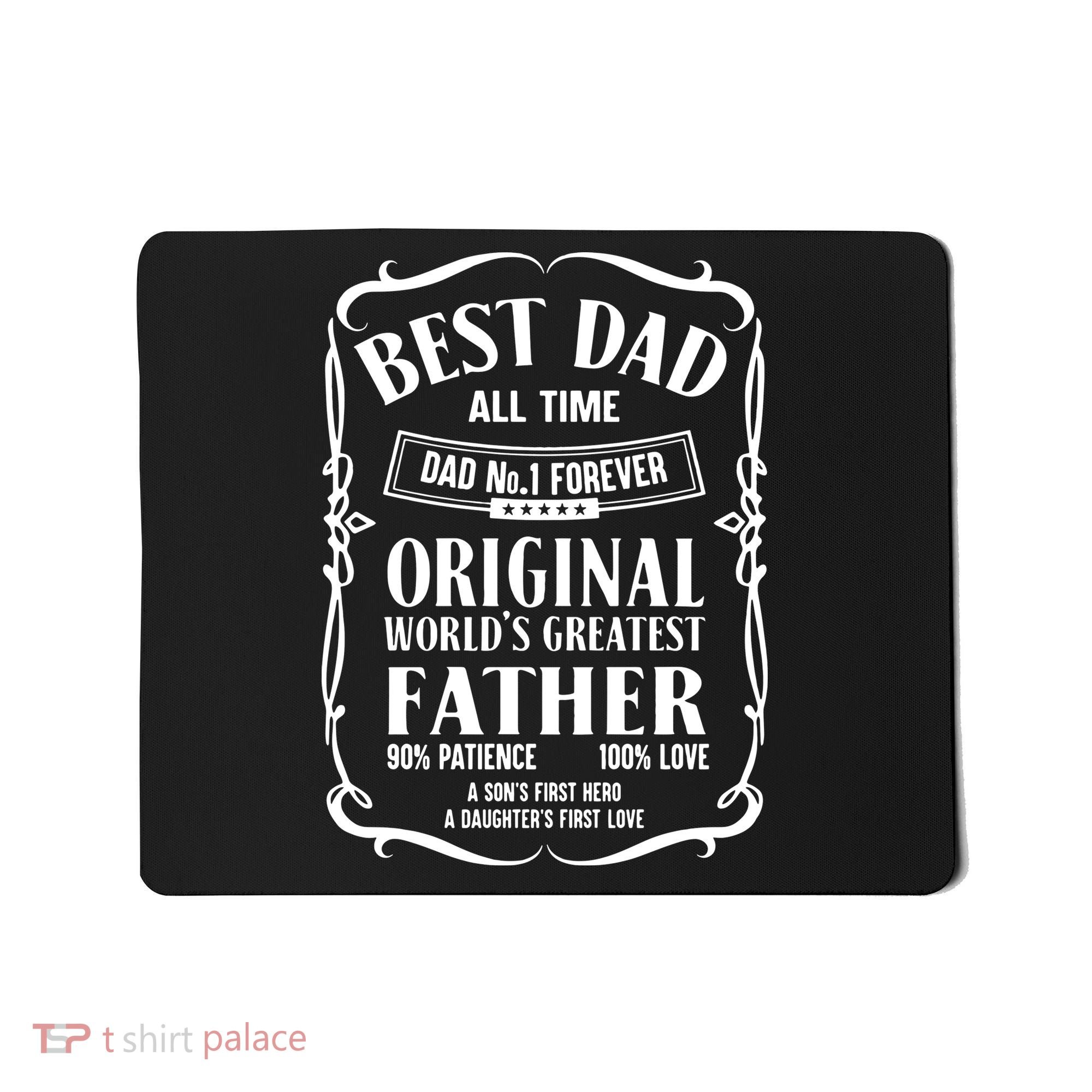Best Dad All Time Dad No1 Dad Shirt Father's Day Mousepad