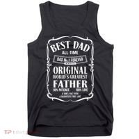 Best Dad All Time Dad No1 Dad Shirt Father's Day Tank Top thumb 0