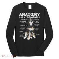 Bernedoodle Dog Anatomy Of A Bernedoodle Long Sleeve Shirt thumb 0