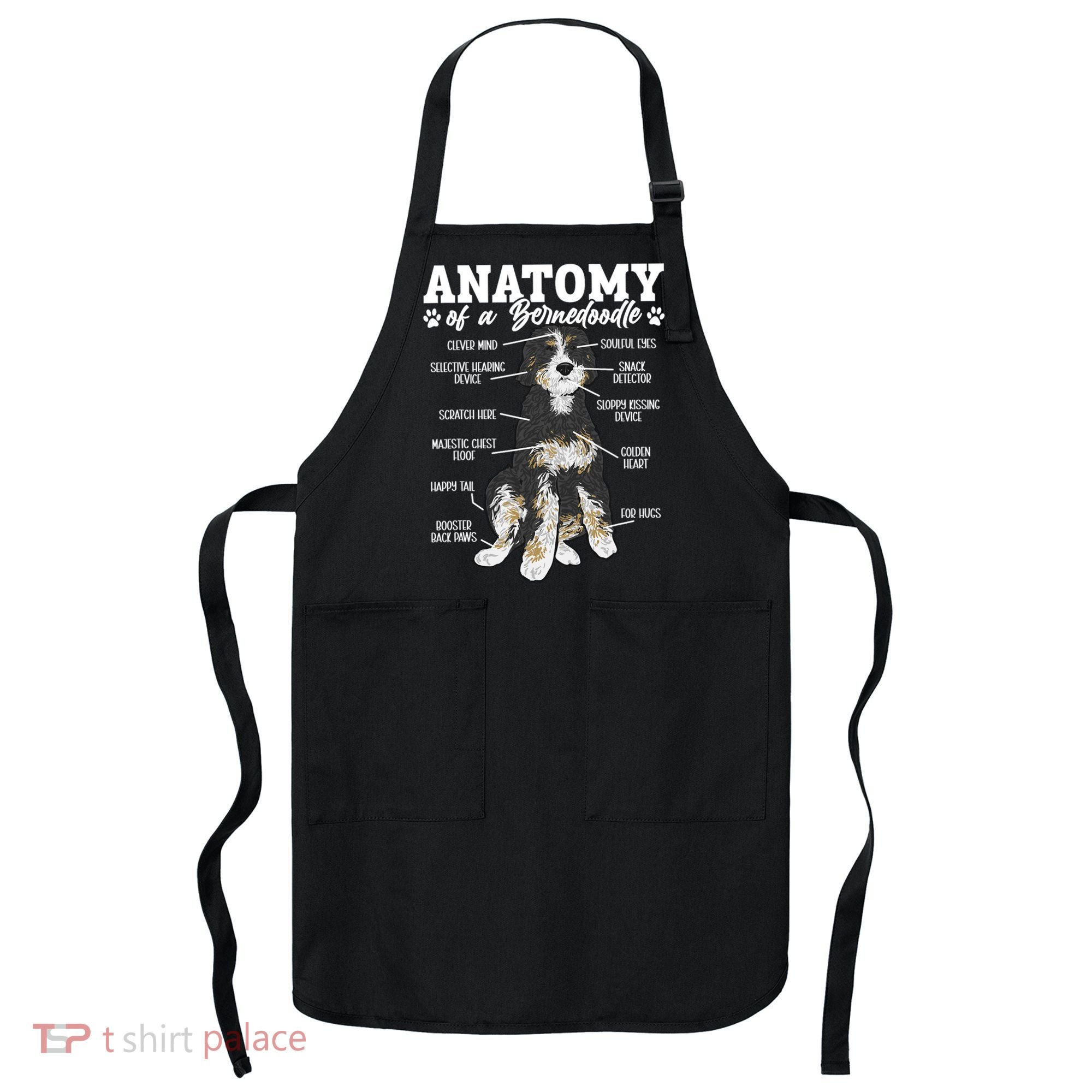 Bernedoodle Dog Anatomy Of A Bernedoodle Apron