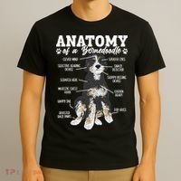 Bernedoodle Dog Anatomy Of A Bernedoodle T-Shirt thumb 3