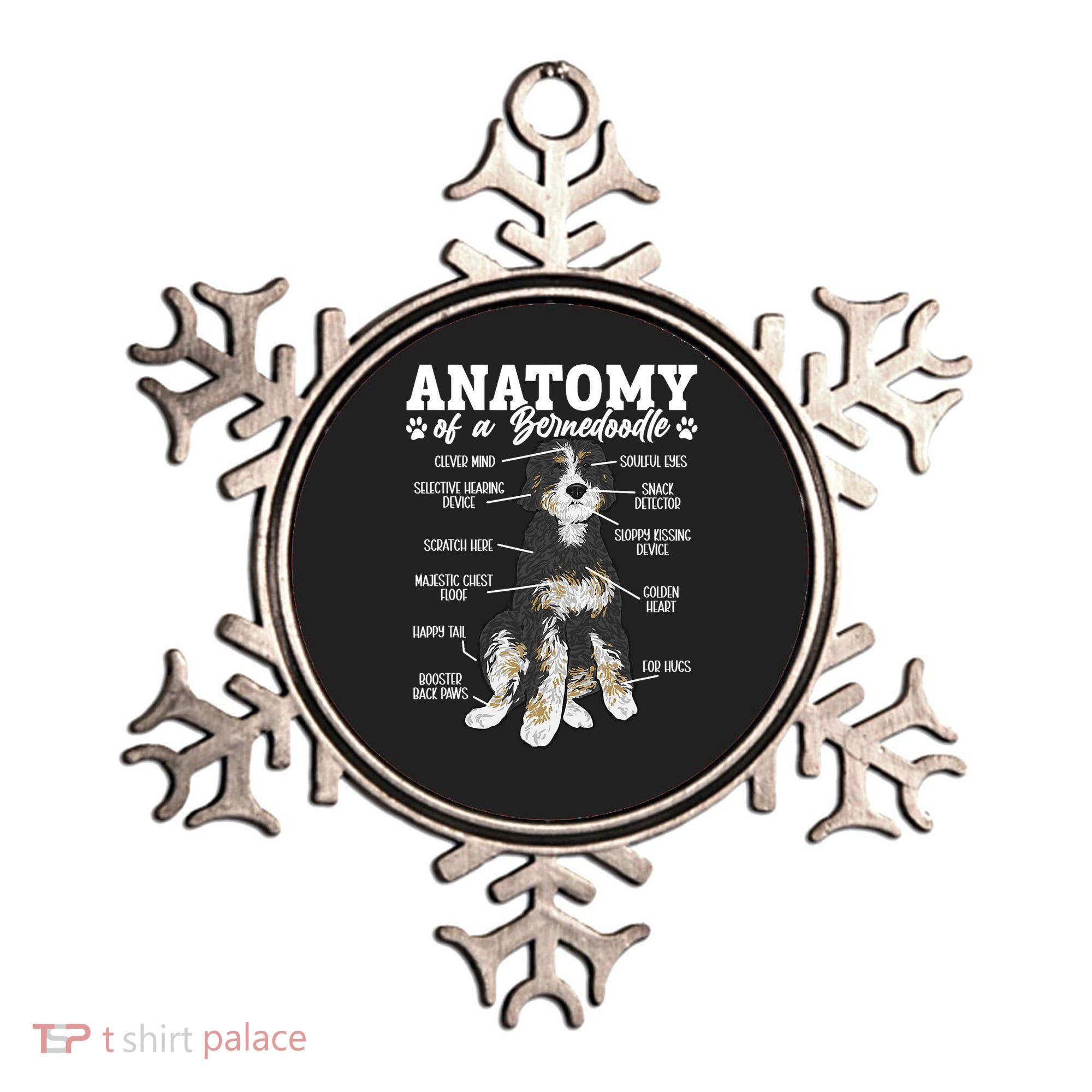Bernedoodle Dog Anatomy Of A Bernedoodle Ornament