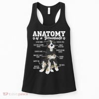 Bernedoodle Dog Anatomy Of A Bernedoodle Women's Tank Top thumb 0