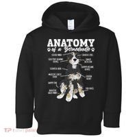 Bernedoodle Dog Anatomy Of A Bernedoodle Toddler Hoodie thumb 0