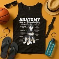 Bernedoodle Dog Anatomy Of A Bernedoodle Tank Top thumb 4