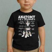 Bernedoodle Dog Anatomy Of A Bernedoodle Toddler T-Shirt thumb 2