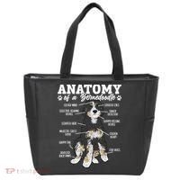 Bernedoodle Dog Anatomy Of A Bernedoodle Tote Bag thumb 0