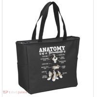 Bernedoodle Dog Anatomy Of A Bernedoodle Tote Bag thumb 2
