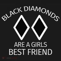 Black Diamonds Are A Girl Best Friend Skiing Sweatshirt thumb 3