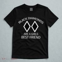 Black Diamonds Are A Girl Best Friend Skiing T-Shirt thumb 5