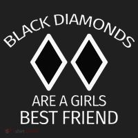Black Diamonds Are A Girl Best Friend Skiing Beanie thumb 2
