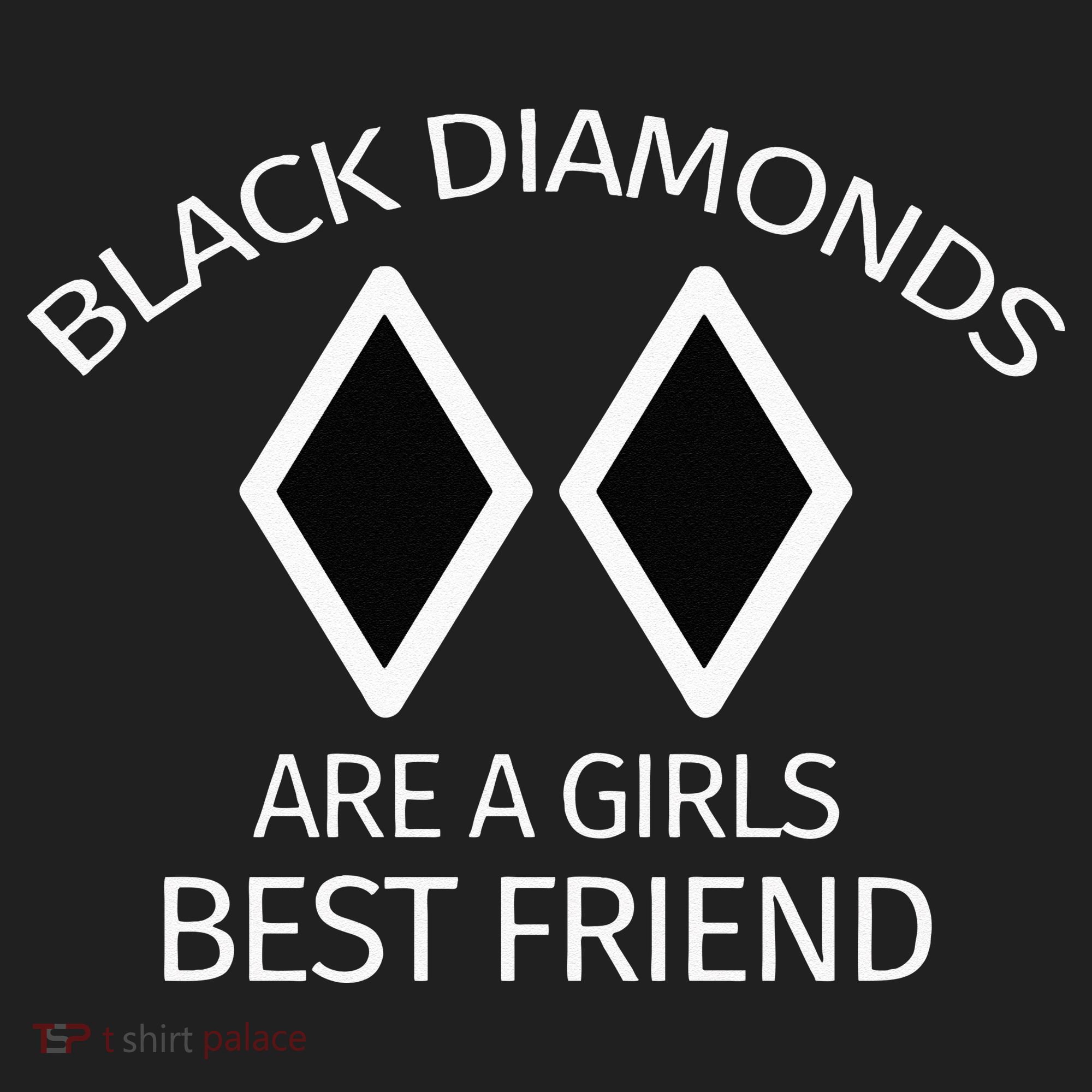 Black Diamonds Are A Girl Best Friend Skiing Beanie