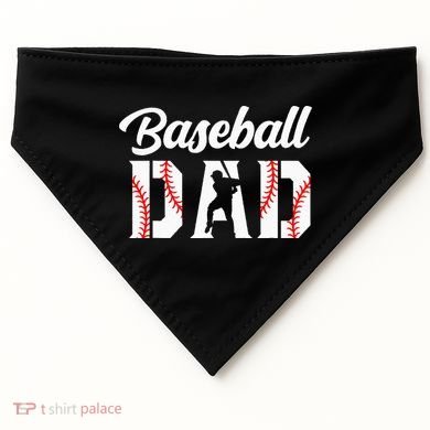 Baseball Dad Apparel Dad Baseball USA-Made Doggie Bandana