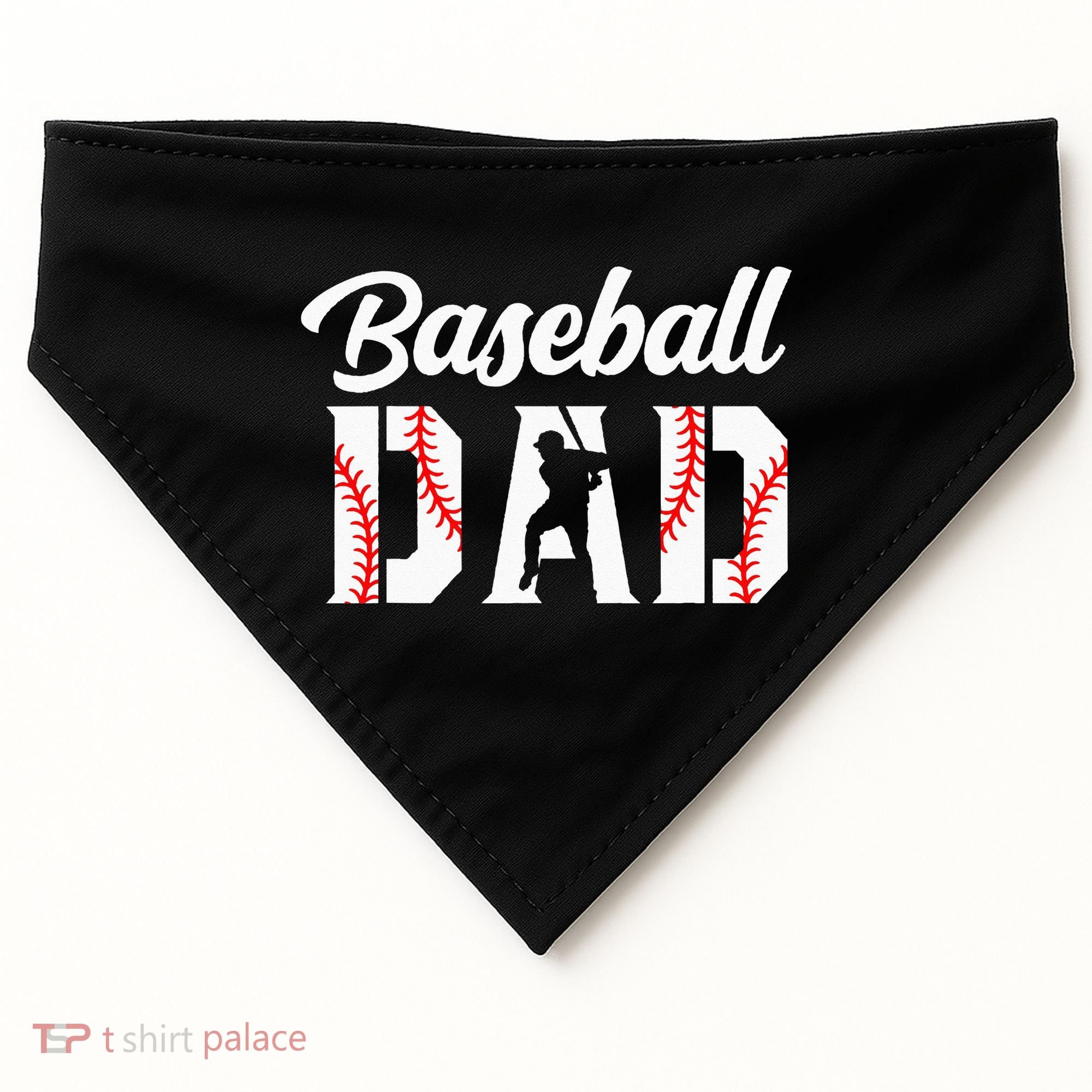 Baseball Dad Apparel Dad Baseball USA-Made Doggie Bandana