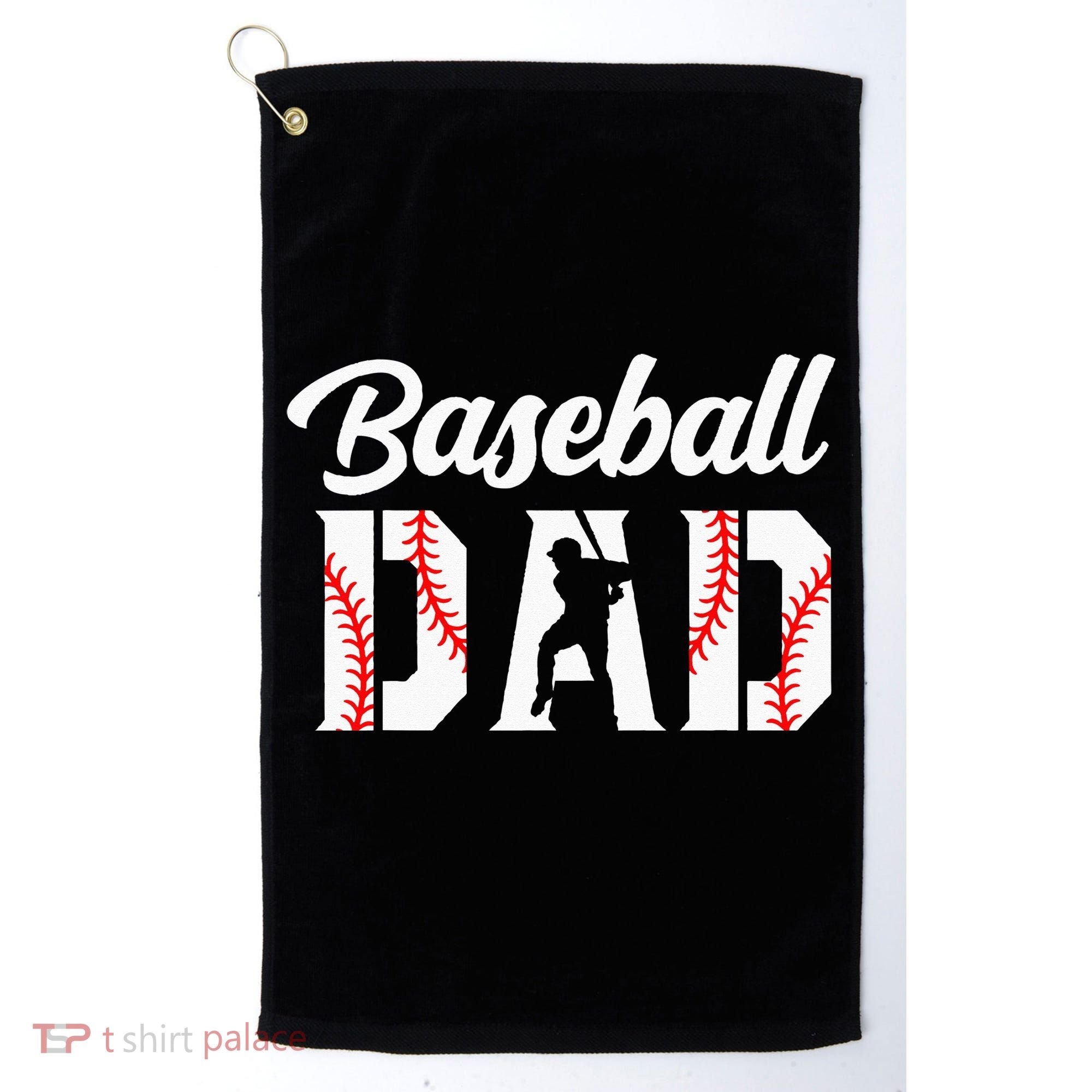 Baseball Dad Apparel Dad Baseball Golf Towel