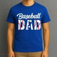 Baseball Dad Apparel Dad Baseball T-Shirt thumb 3