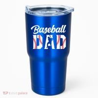 Baseball Dad Apparel Dad Baseball Tumbler thumb 0