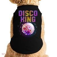 Best Disco Art Groovy Dance Music Disco Lover Doggie Tank thumb 0