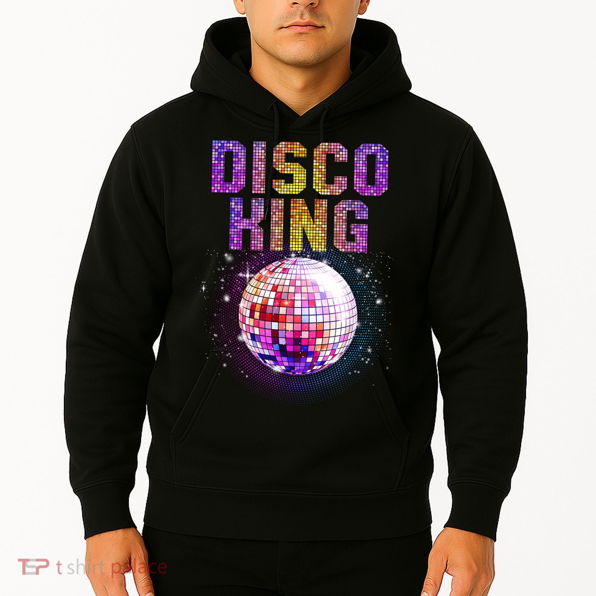 Best Disco Art Groovy Dance Music Disco Lover Hoodie