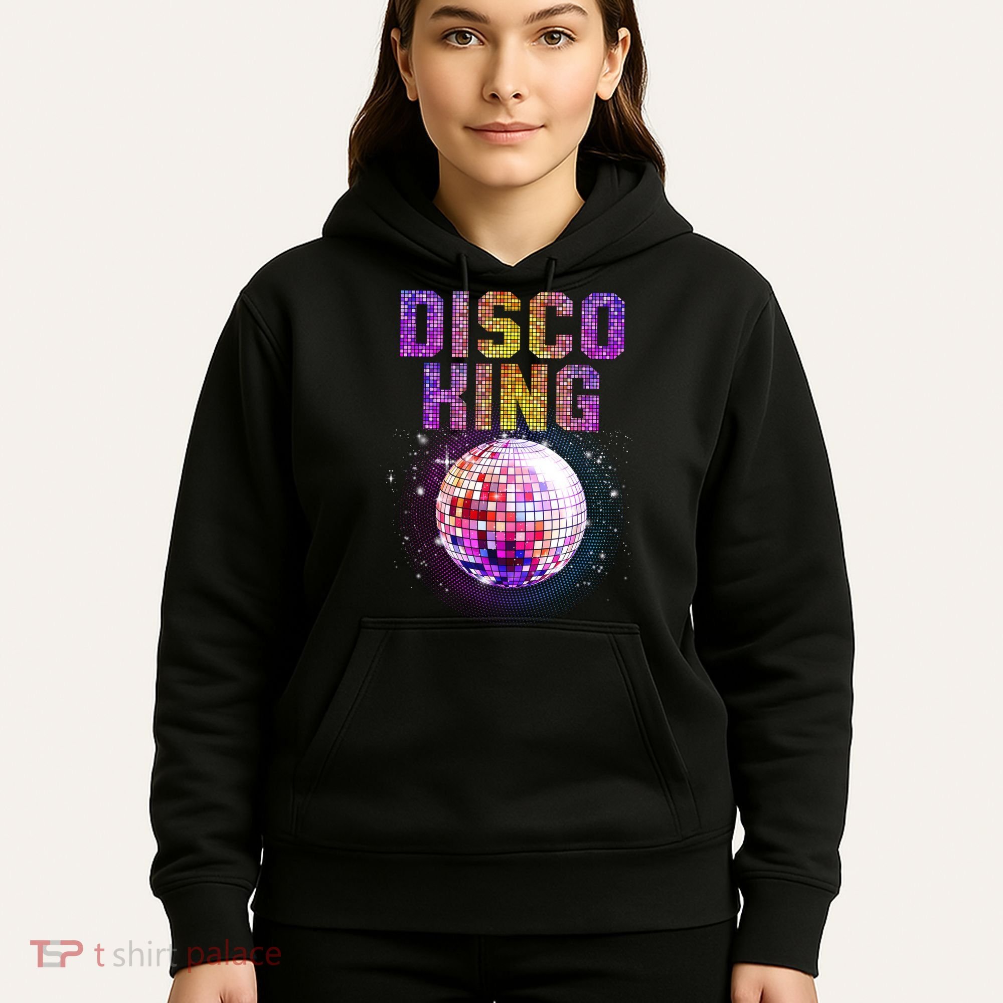 Best Disco Art Groovy Dance Music Disco Lover Hoodie