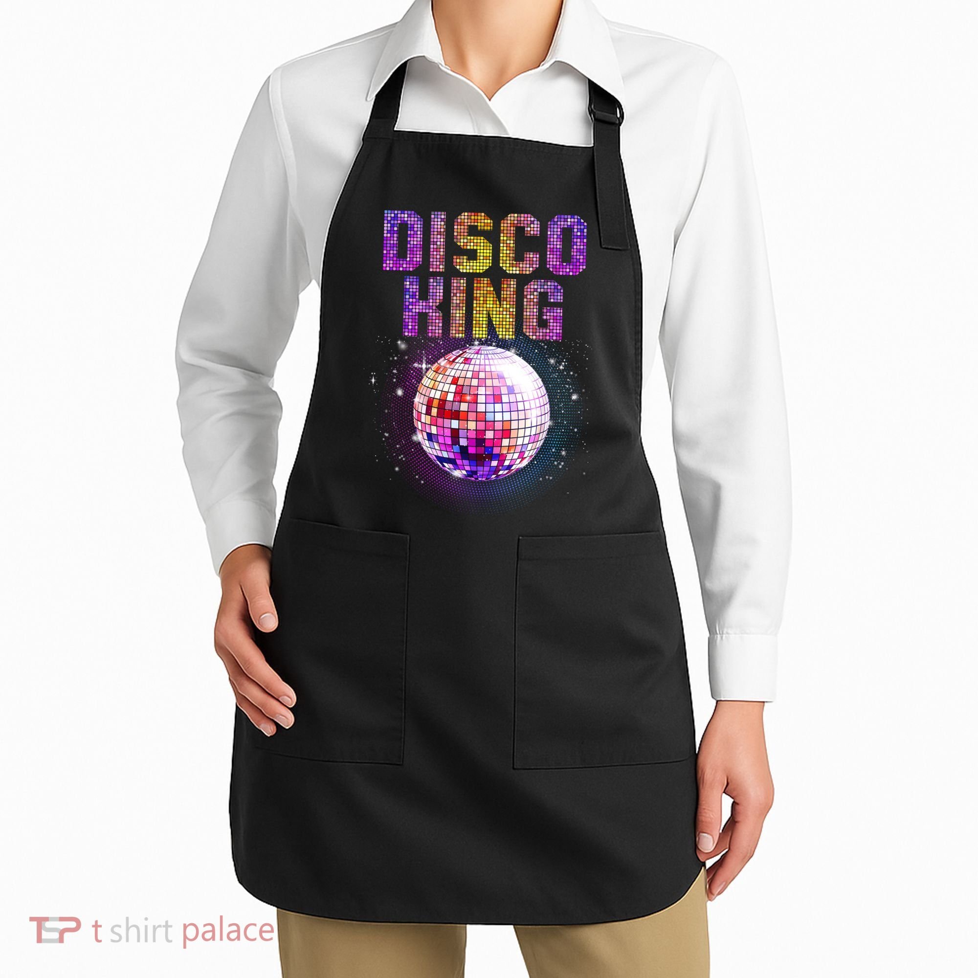 Best Disco Art Groovy Dance Music Disco Lover Apron
