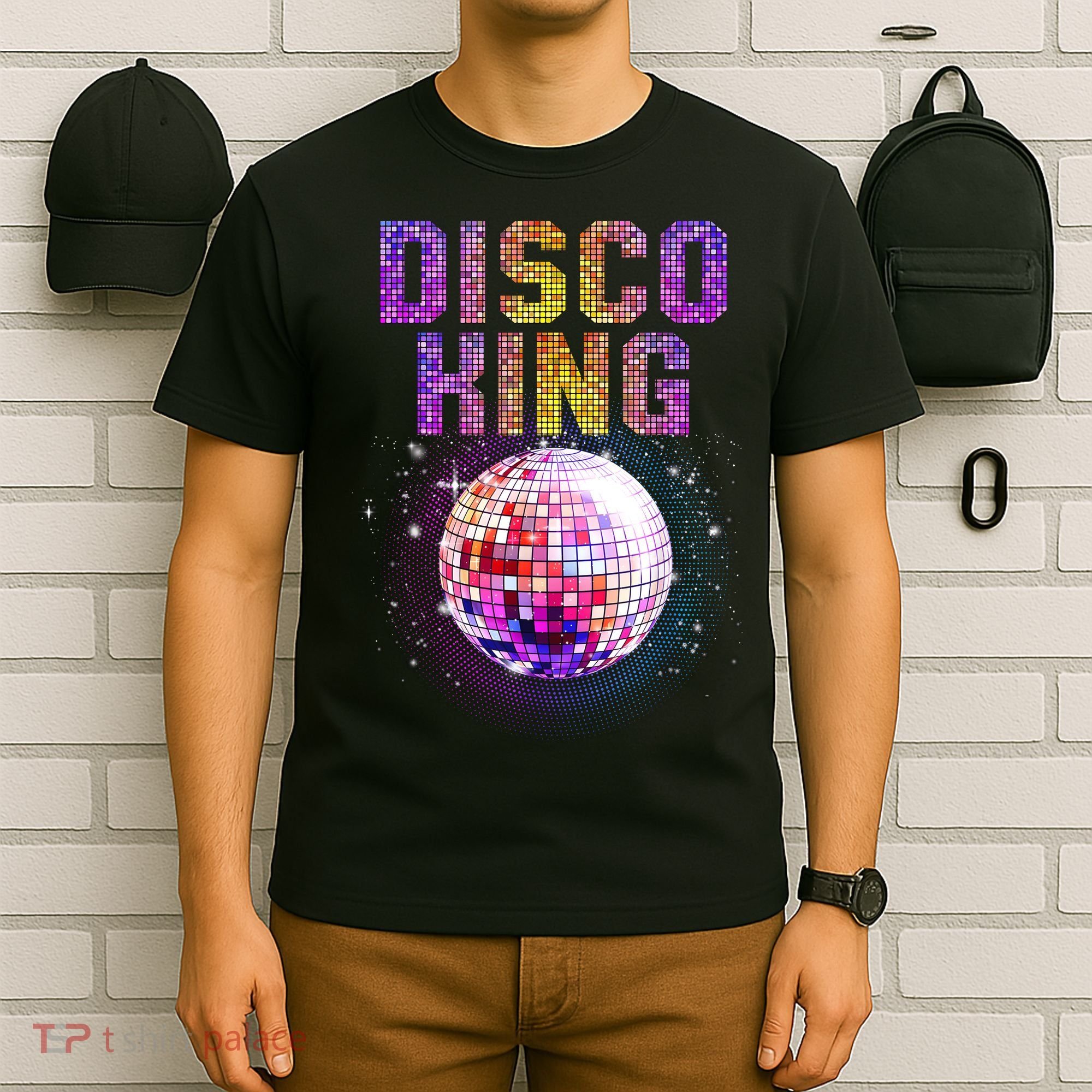 Best Disco Art Groovy Dance Music Disco Lover T-Shirt