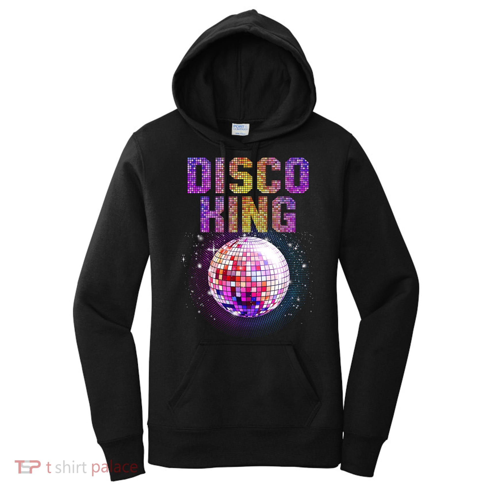 Best Disco Art Groovy Dance Music Disco Lover Women's Hoodie