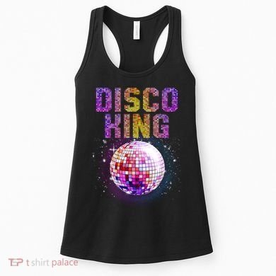 Best Disco Art Groovy Dance Music Disco Lover Women's Tank Top