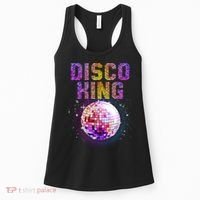 Best Disco Art Groovy Dance Music Disco Lover Women's Tank Top thumb 0