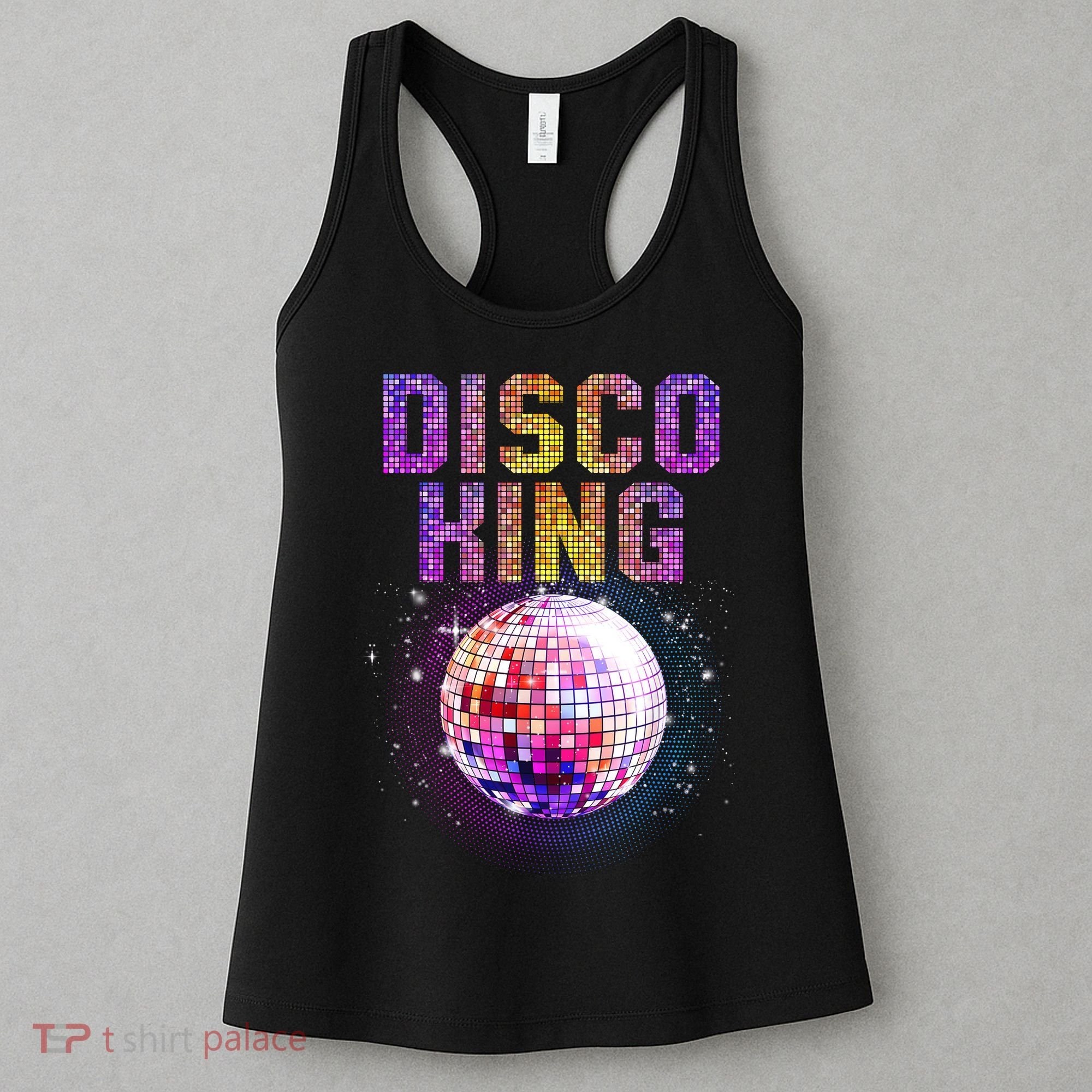 Best Disco Art Groovy Dance Music Disco Lover Women's Tank Top