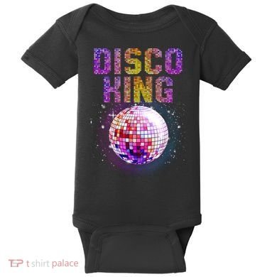Best Disco Art Groovy Dance Music Disco Lover Baby Bodysuit