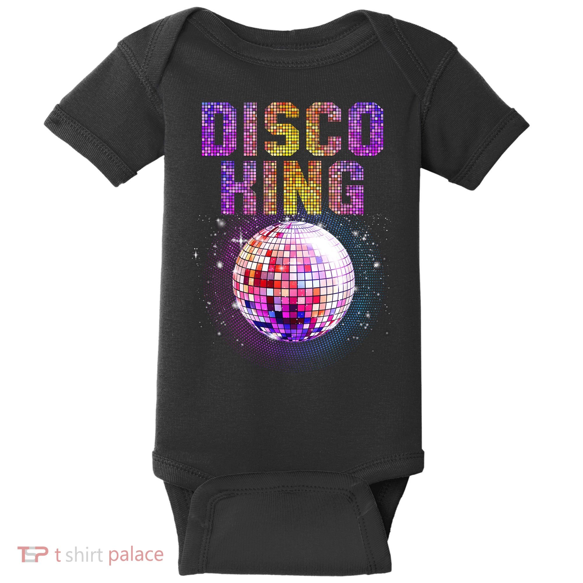 Best Disco Art Groovy Dance Music Disco Lover Baby Bodysuit