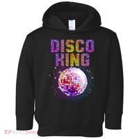 Best Disco Art Groovy Dance Music Disco Lover Toddler Hoodie thumb 0