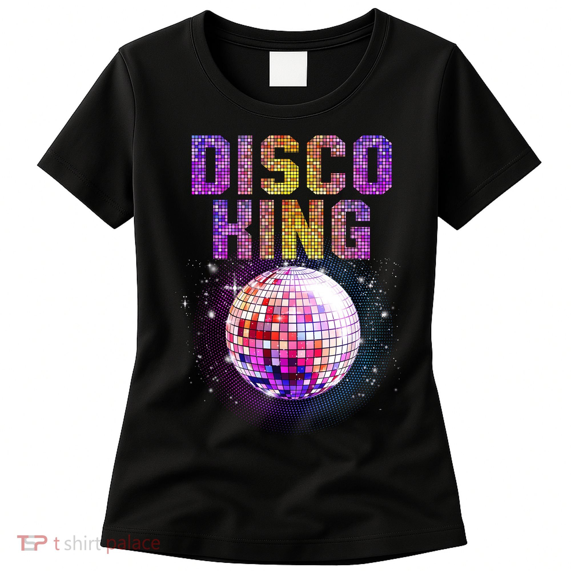 Best Disco Art Groovy Dance Music Disco Lover Women's T-Shirt