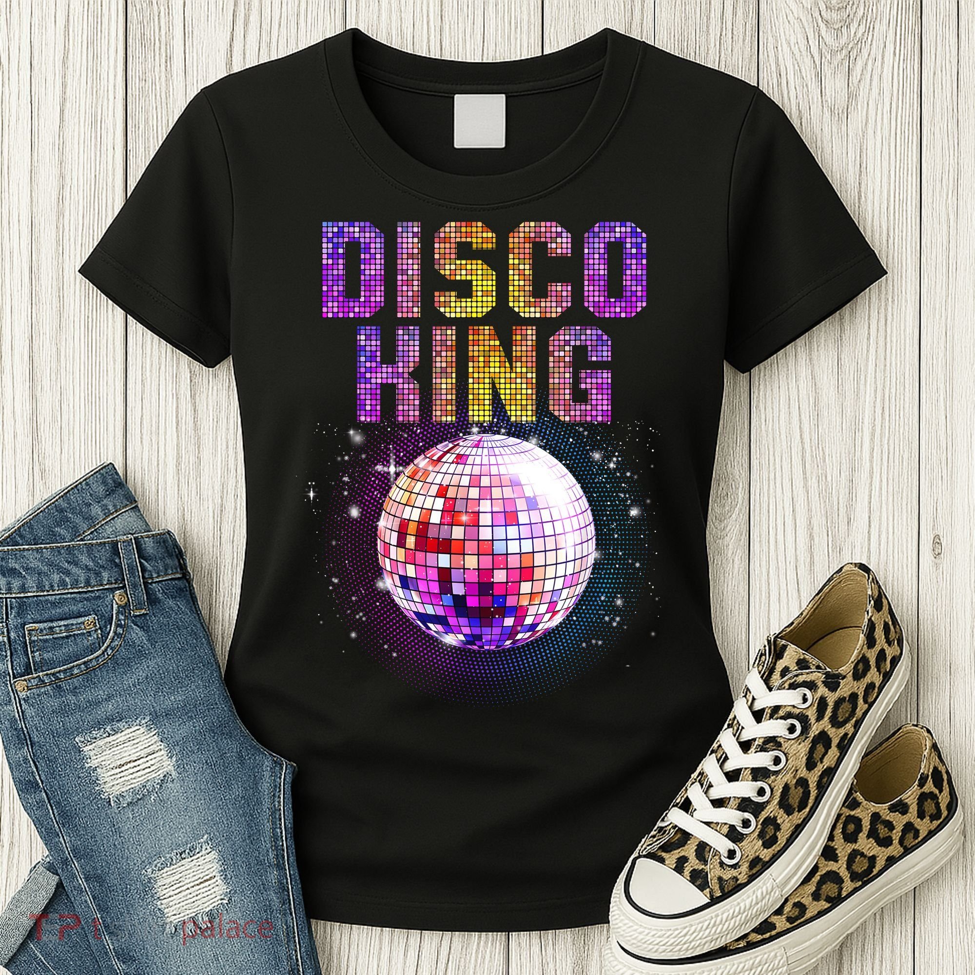 Best Disco Art Groovy Dance Music Disco Lover Women's T-Shirt